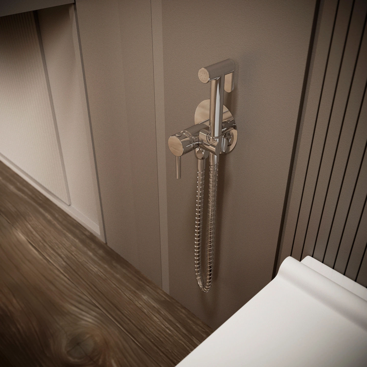 Смеситель с гигиеническим душем FHS01C1C